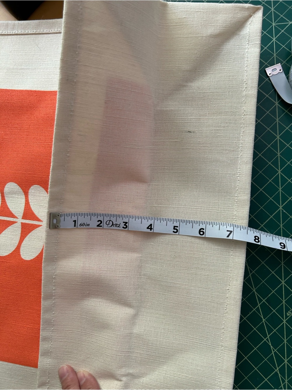 Set of two Orla Kiely Burlap Tote Bags - Picture 9 of 10